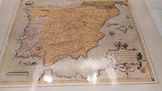 Mapa Antiguo Hispaniae Post Omnivm Editio (replica