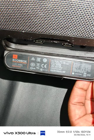 Altavoz JBL Boombox Negro/Gris 80W