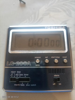 Toshiba LQ-200 Sveglia Digitale da Viaggio