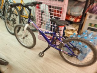 Bicicleta infantil morada