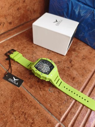 Reloj ONOLA Hombre Cuarzo Verde Negro