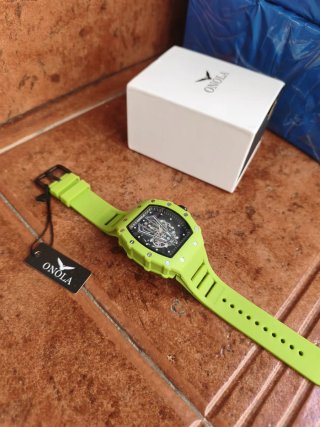 Reloj ONOLA Hombre Cuarzo Verde Negro