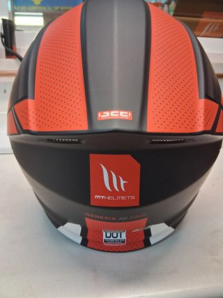 Casco MT Helmets Modular QVSS Rojo y Negro