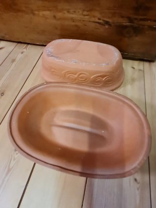 Cuocipollo in terracotta