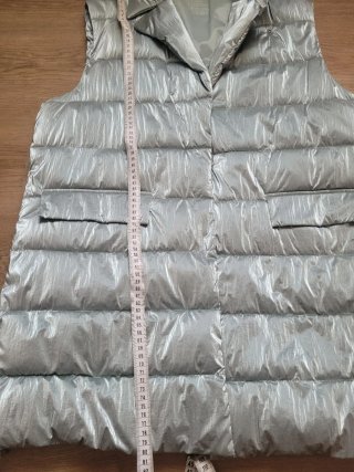 Chaleco plumífero plateado  marca Southern Cotton