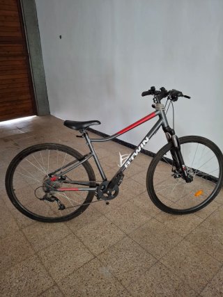 Bicicleta B-TWN Donna Grigio e Rosso