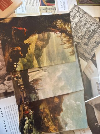Lotto cartoline vintage arte e storia