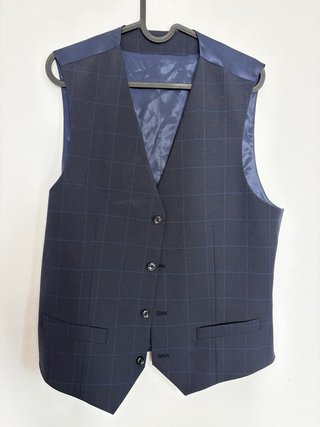 Traje de vestir azul marino