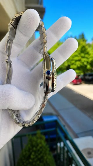 NIBOSI Day-Date Azul | Homenaje Rolex | Cuarzo |