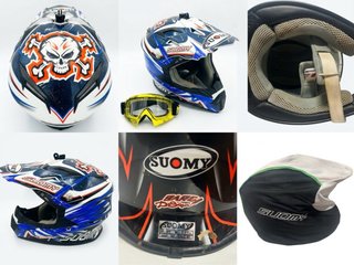 Casco Motocross Suomy Talla M y gafas de calidad.