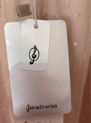 Falda midi tul Stradivarius