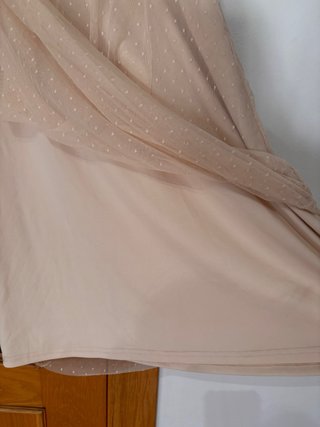 Falda midi tul Stradivarius
