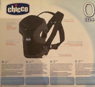 Mochila Portabebés Chicco Negra
