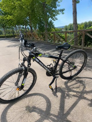 Bicicleta Rockrider Negra Junior