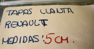 Tapas de llanta Renault (ORIGINAL)
