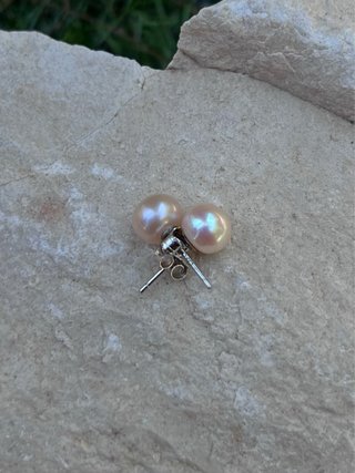 PERLAS REALES agua dulce (Pulsera y pendientes)