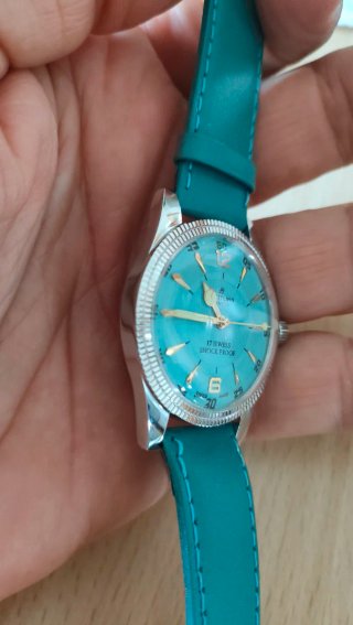 Orologio Breitling Quadrante Azzurro 17 Jewels