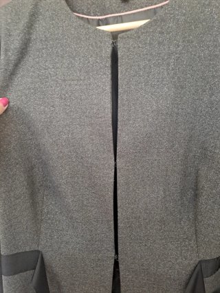 Chaqueta entallada Trucco gris mujer