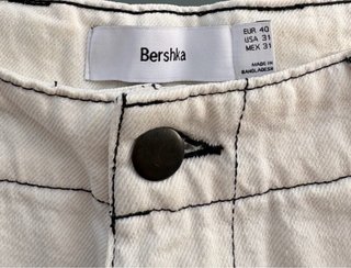 Pantalón cargo Bershka beige