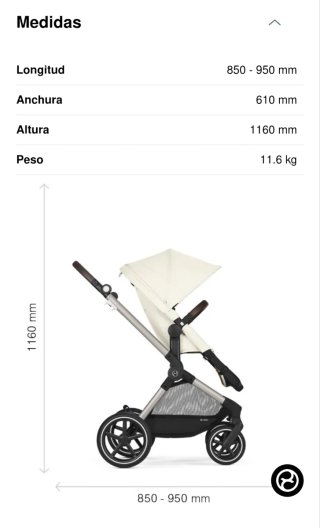 Cochecito Cybex EOS LUX 2 en 1