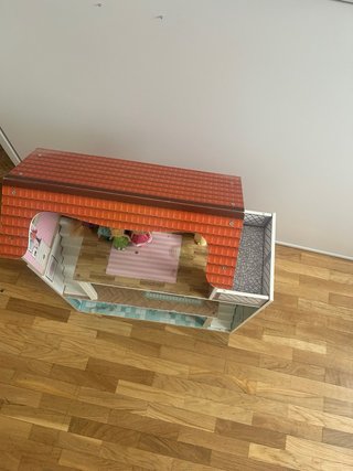 Casita de muñecas 3 plantas con luces