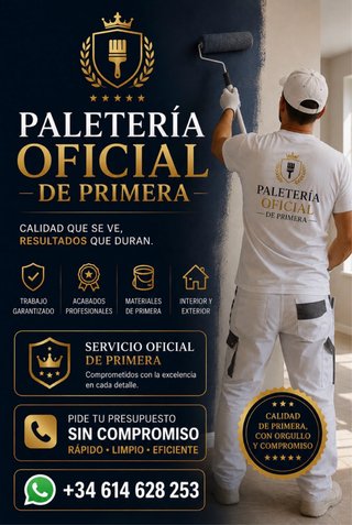 Paleta albañil oficial de 1ra