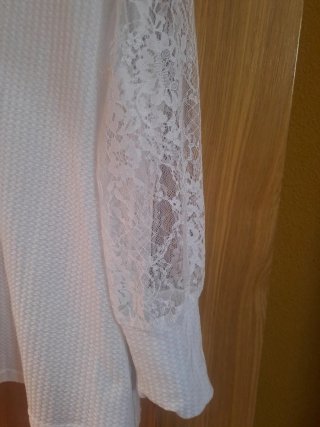 Blusa SHEIN encaje manga larga talla XXL