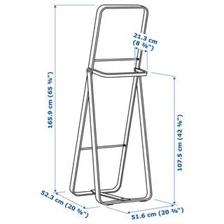 Espejo de pie Ikea IKORNNES madera