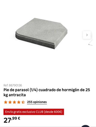 Ombrellone rettangolare in alluminio