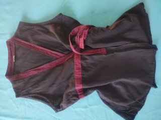 Blusa cruzada algodón India Talla S