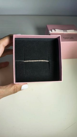 Bracciale Tennis Argento con zirconi nuovo donna