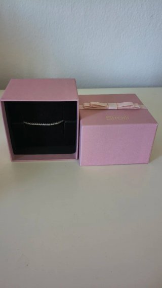 Bracciale Tennis Argento con zirconi nuovo donna