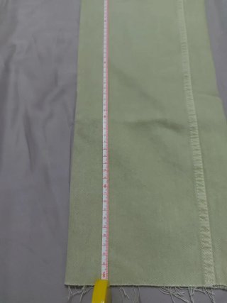 Jeans rectos Zara verde talla 36