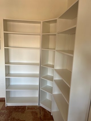 Módulo librería esquina Ikea Blanco