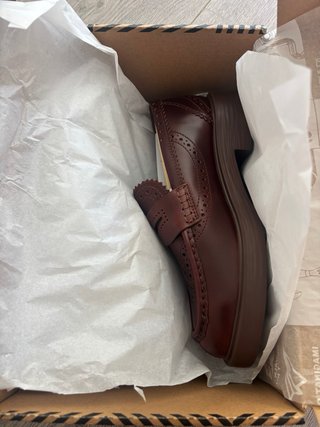 Mocasines Camper Twins Piel Marrón Talla 38 NUEVOS