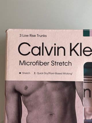 Calvin Klein Low Rise Trunks Microfibra Talla M