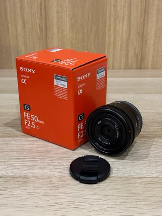 Objetivo Sony FE 50mm F2.5 G Full-Frame
