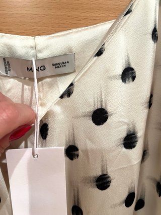 Vestido Mango Talla S Estampado