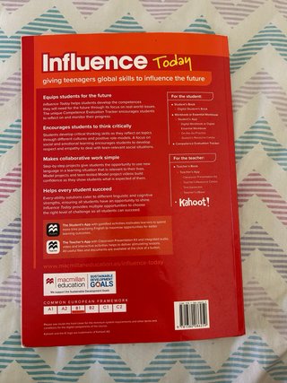 INFLUENCE TODAY 3 Student's book: libro de text...