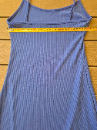 Abito estivo blu taglia unica