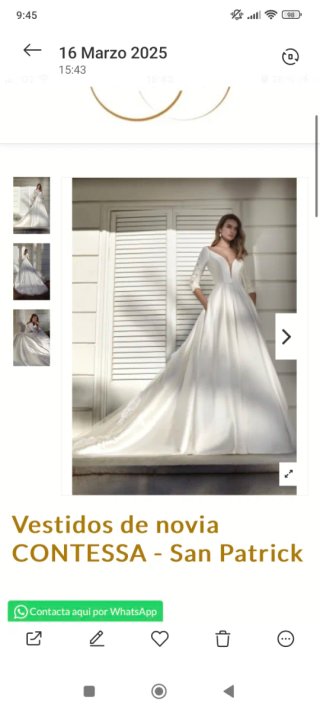 Vestido de Novia San Patrick Contessa