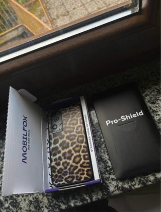Cover Mobilfox Leopardata + Pellicola Pro-Shield