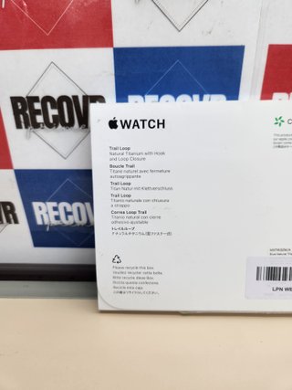 Bracciale Apple Watch 49 mm Nero Taglia M/L