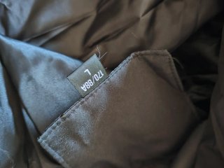 Chaqueta Bomber Negra Talla L Hombre