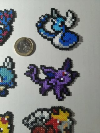 6 Figuras Hama Beads Pokémon