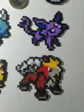 6 Figuras Hama Beads Pokémon