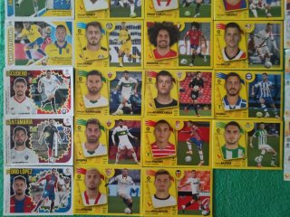 Lote cromos fútbol La liga Panini
