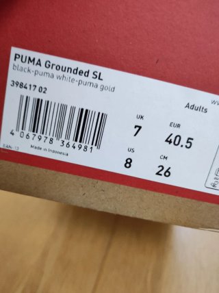 Zapatillas Puma Negras grounded SL, 398417 02