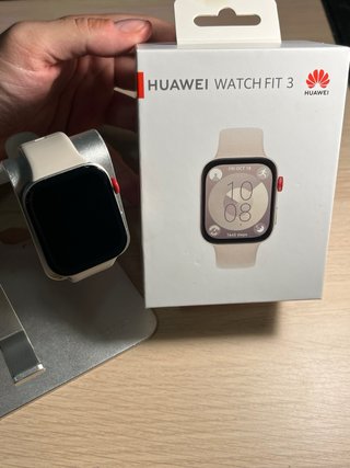 Huawei Watch Fit 3 - Blanco y Rojo