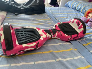 Hoverboard Estampado Militar Rosas